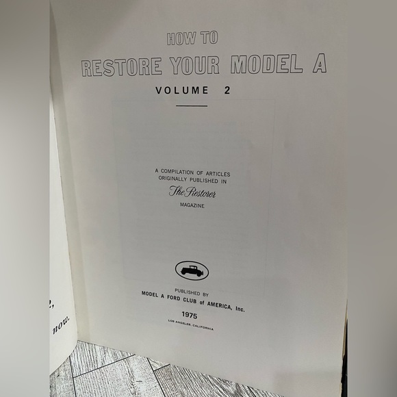 Ford Model A repair book - Picture 4 of 6